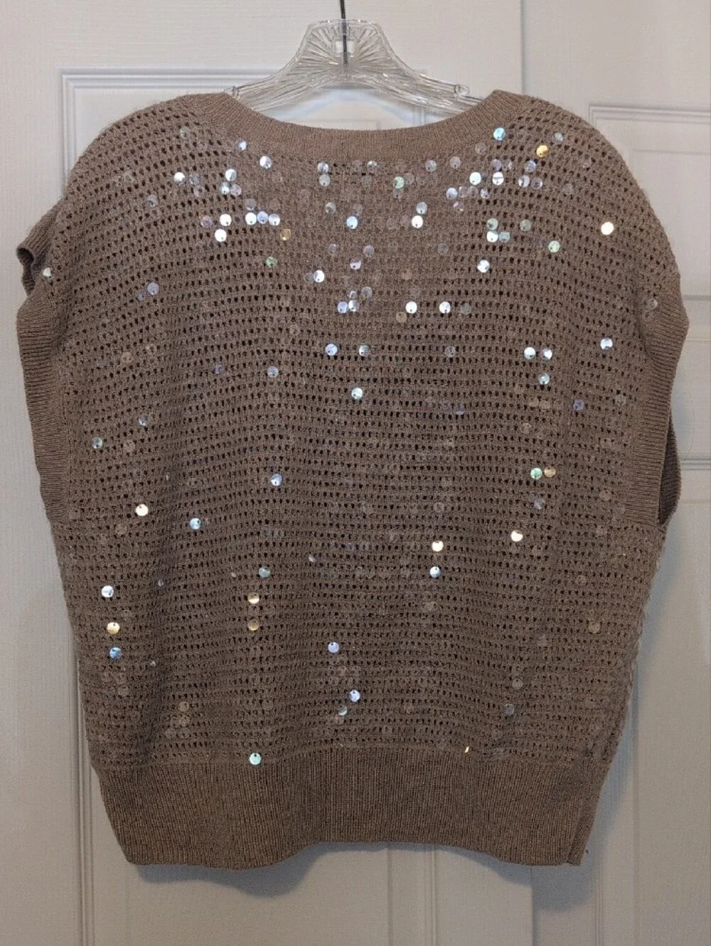 Madewell Sequin-Embellished Sweater Vest